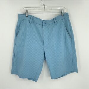 FootJoy Seersucker Golf‎ Shorts Lightweight Performance Blue Mens Size 36 #1269